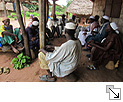 Zoom: The sensitisation teams visit the imams and their communities...