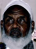 Portrait: Ali Mirah Hanfary, Sultan, religiöses Oberhaupt der Afar in Äthiopien