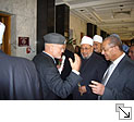 Nehberg mit al-Qaradawi und Zakzouk (v.l.) - Bildgröße: 23,84 x 17,88 cm bei 300 DPI